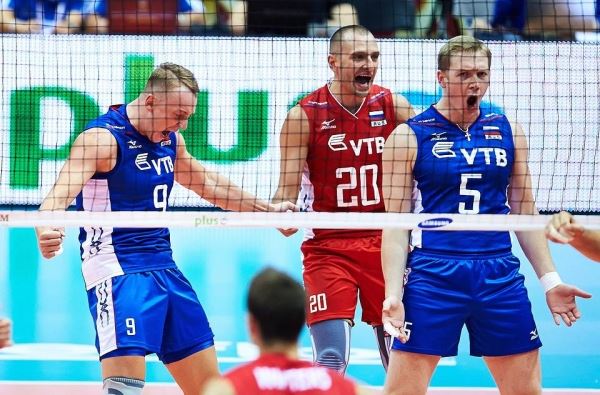 Мужская сборная России обыграла Сербию в Лиге наций