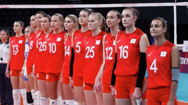 Российские волейболистки уступили бельгийкам в матче группового этапа чемпионата Европы